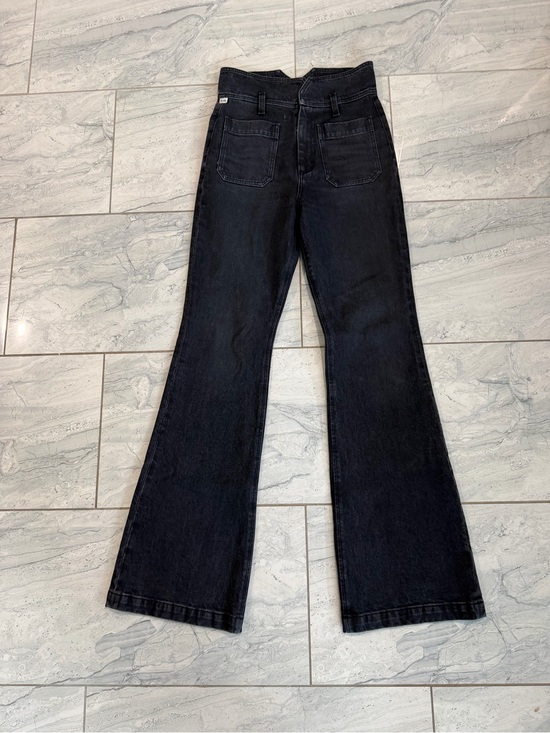 Citizens Of Humanity Denim - Citizens Of Humanity Charcoal Flare Jeans - High Waist Wide Leg